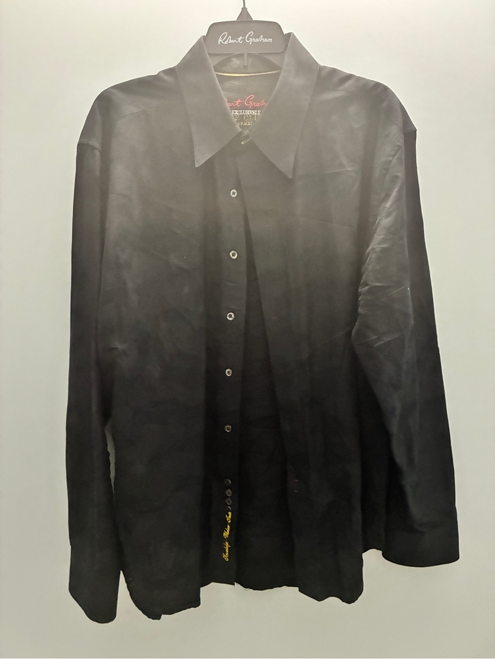 Robert Graham FERRARI 458 Men’s Black Long-Sleeve Dress Shirt
